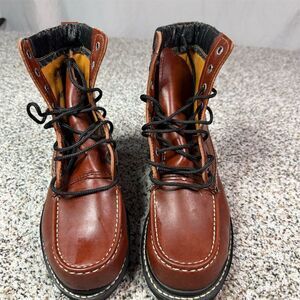 Stylecraft Men's Insulated Leather Work Boots Brown Size 4D​